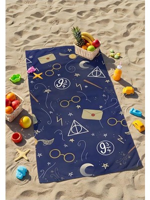 ministok Dijital Baskılı Harry Potter Çocuk Plaj Havlusu