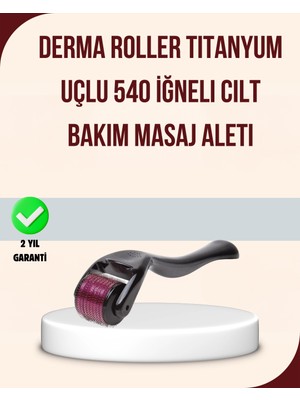 Belle Fusion Mey Ithalat® Titanyum Mikro Iğneli Dermaroller 1 mm Kırışıklık ve Leke Karşıtı