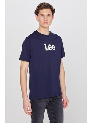 Lee %100 Pamuk Nefes Alan Regular Fit Normal Kesim Bisiklet Yaka Tişört