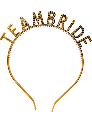 Belle Fusion Mey Ithalat® Altın Renk Team Bride Taç – Gelin ve Nedime Tacı