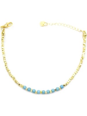 Die Grup Küp Boncuk Bileklik - Altın