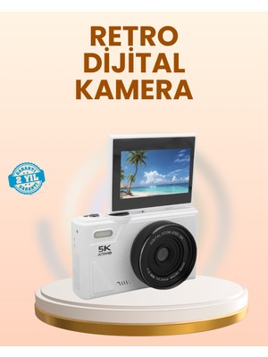 Emh Store Taşınabilir 5k UHD Fotoğraf ve Video Kamera Otofokus Wifi - Lisinya