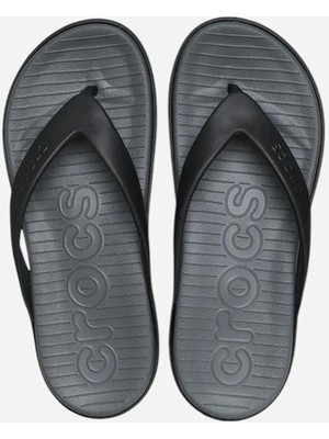 Crocs Siyah - Gri Erkek Plaj Terliği Coast Flip