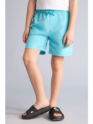 DeFacto Basıc Düz Deniz Şortu Erkek ÇOCUK B7494A826HS