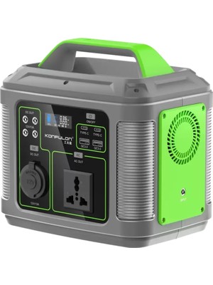 LTG Nova Konfulon CN04 300W 60.000 Mah 5W LED Işıklı Kamp Şarj Pd 60W - Gri
