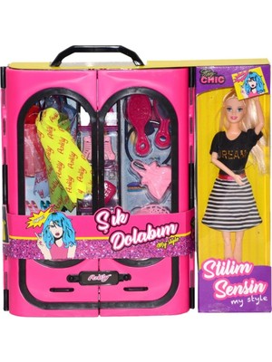 Nessi World 02441  Anlily Bebek ve Elbise Dolabı