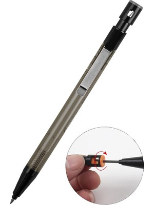 Artlantis Kalın Uçlu Kalem 2.0 mm 1 Adet Ruedo Kalın Uçlu Versatil Başlangıç Kalem 2,0mm Sınav Kalemi Mekanik Uçlu Kurşun Kalem