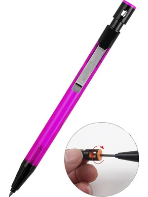 Artlantis Kalın Uçlu Kalem 2.0 mm 1 Adet Ruedo Kalın Uçlu Versatil Başlangıç Kalem 2,0mm Sınav Kalemi Mekanik Uçlu Kurşun Kalem