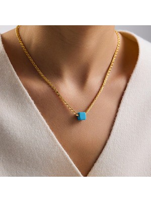 Sembol Gold 14 Ayar Halep (Pullu) Altın Kolye 3 mm 3.70 Gram 45 cm