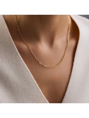 Sembol Gold 14 Ayar Ataç Altın Kolye 50 cm 2.05 Gram