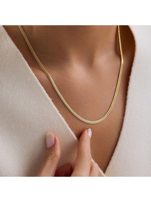 Sembol Gold 14 Ayar Altın Serengeti Zincir Kolye 3 mm 55 cm 4,80 Gram