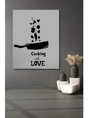 Özgürce Ahşap Dekoratif Tablo, Mutfak Için Şık ve Sıcak Atmosfer Yaratır