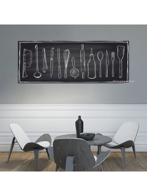 Özgürce Şık ve Modern Mutfak Dekoratif Kanvas Tablo, Evinize Güzellik Katar