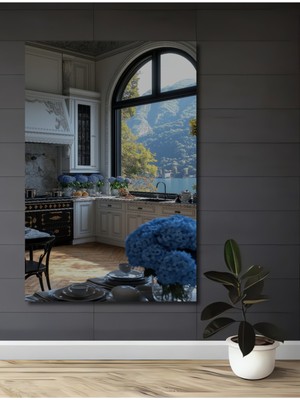 Özgürce Görkemli Manzaralı Klasik Ahşap Dekoratif Tablo, Ev ve Işyerleri Için