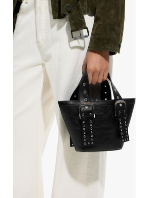 Parfois Kadın Zımba Detaylı ve Tokalı Bucket Çanta