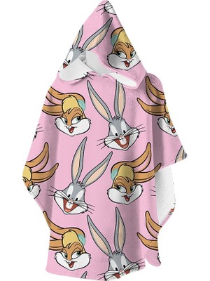 Slipstop Lunabun Poncho Pembe Çocuk Panço