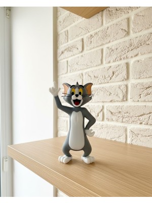 Özgürce Şık 22 cm Kedi Biblo, Dekoratif Ev ve Ofis Aksesuarı