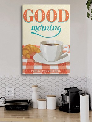 Özgürce Modern Abstract Kanvas Tablo, Dekoratif ve Trend Tasarım, Kahve Büfe Için