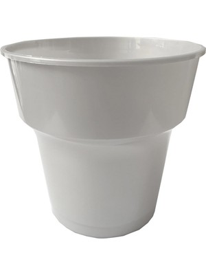 Omeyva Renkli Sert Mika Plastik Kristal Bardak - Gümüş Gri - 6 Oz / 180 cc - 25'li Paket