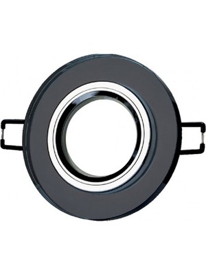 5 Adet Cata Ct 6646 Zambak Yuvarlak Dekoratif Kristal Cam Spot Kasası GU10 Duy