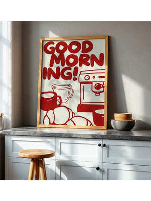 Özgürce Dekoratif Ahşap Kahve Köşesi Tablosu, 20X30-50X70, Mutfak ve Kafe Duvarları