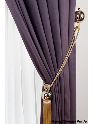 Özgürce Özel Tasarım Dekoratif Renso ve Perde Bağı Braçol Takım