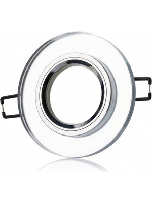 5 Adet Cata Ct 6555 Ortanca Yuvarlak Dekoratif Cam Spot Kasası GU10 Duy