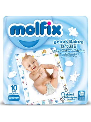 Nessi World Bebek Bakım Örtüsü 60X60 10 Adet