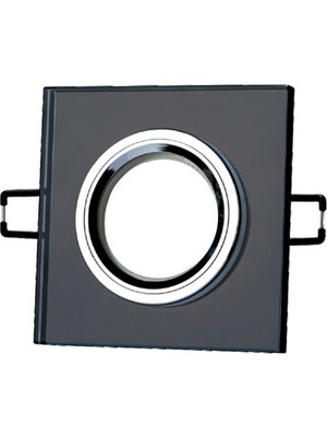 5 Adet Cata Ct 6647 Yeşim Kare Dekoratif Cam Spot Kasası GU10 Duy