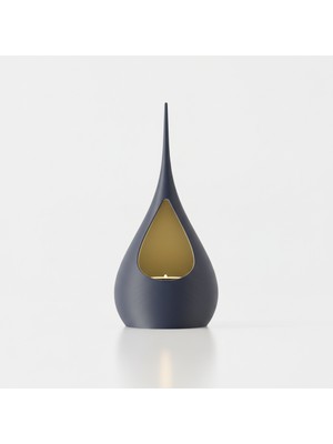 Mays 3D Studio Modern Damla Tasarım Mumluk | Minimal Tealight Mumluk | Dekoratif Ortam Aydınlatma 1 Adet