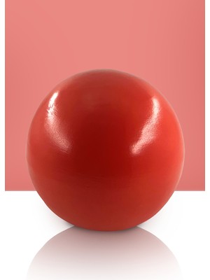 Özgürce Kırmızı Seramik Vazo, Dekoratif Ev Aksesuarı, 20X20 cm