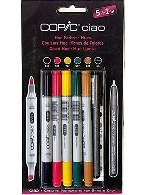 Naque Ciao Multiliner-Marker, Renk Tonları, 5 Adet