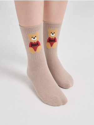 İpeksi Teddy Pamuk Kolej Çorap – Terletmeyen, Rahat, Günlük Unisex Basic