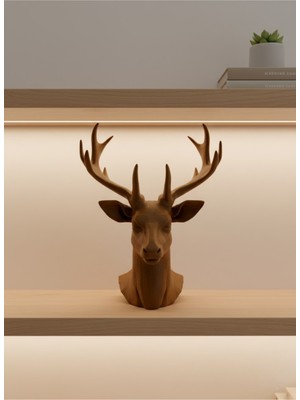 Özgürce Kahverengi Geyik Biblo, Salon ve Rafinize Şık Dokunuşlar