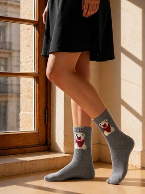 İpeksi Teddy Pamuk Kolej Çorap – Terletmeyen, Rahat, Günlük Unisex Basic