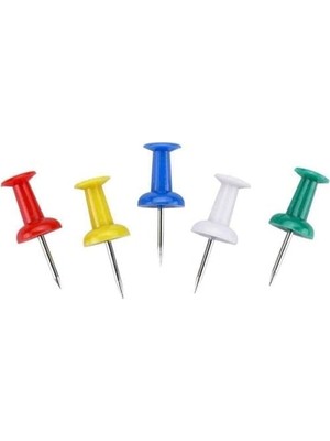 Naque - Karışık Renkli Harita Çivisi 30 Adet