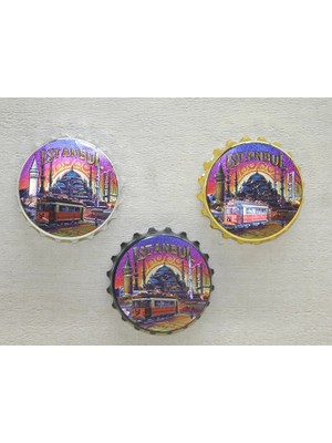 Senka Istanbul Temalı Metal Magnet ALK4340