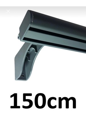 Özgürce Şık Iki Kanallı Antrasit Ray ile Modern Dekorasyon Çözümü