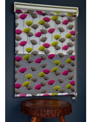 Özgürce Çift Mekanizmalı Tül Stor Perde, Alüminyum Kasalı, Özel Üretim