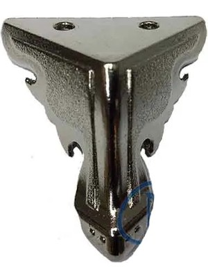 Senka Kelebek Ahşap, Mdf, Sunta Sandık Ayağı, Kutu Ayak 2,5 cm - Nikel