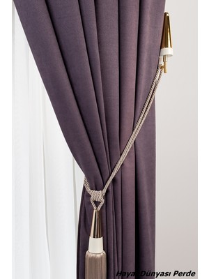 Özgürce Şık Dekoratif Renso ve Perde Bağı Braçol Takımı, Evinize Zarif Dokunuş