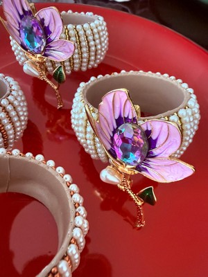 Özgürce Şık ve Pratik Peçete Halkası Seti, 4 Adet, Ev ve Ofis Kullanımı Için Ideal