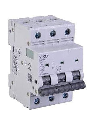 Naque 6VTB-3C100 Otomatik Sigorta 6ka C Tipi 3 Kutup 100A