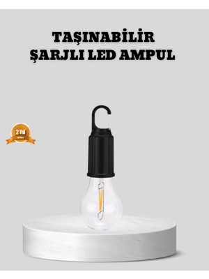 Type-C Şarjlı LED Kamp Lambası – Uzun Ömürlü Pil ve Yüksek Parlaklık