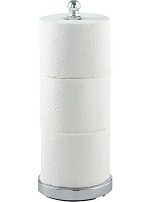 Naque Viterbo Paslanmaz Çelik Yedek Tuvalet Rulosu Tutucu 3 Rulo Için Parlak