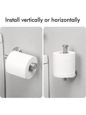 Naque Tuvalet Kağıtlığı, Paslanmaz Çelik Tuvalet Kağıtlığı, Duvara Monte Tuvalet Kağıtlığı, Tuvalet Kağıtlığı, Banyo, Mutfak, Tuvalet Için Tuvalet Kağıtlığı (Gümüş)