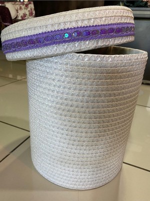 Özgürce Şık ve Geniş Rattan Örme Çamaşır Sepeti, Pratik ve Estetik Çözüm