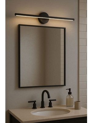 Özgürce Şık Dekoratif Banyo Duvar Ayna Tablo Aydınlatması LED Flüt Aplik Günışığı