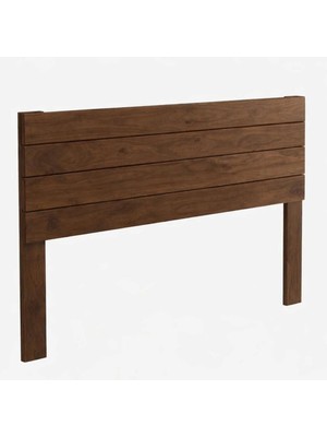 Pinoxi 90CM Masif Ahşap Ayaklı Yatak Başlığı Ceviz Renk 90CM