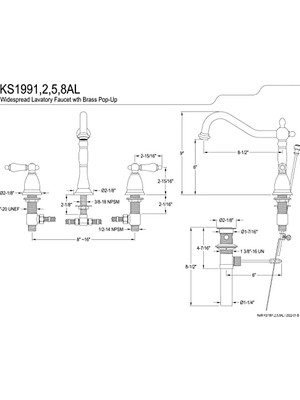 Naque KS1995AL 8" Yaygın, Yağla Pürüzsüzleştirilmiş Bronz